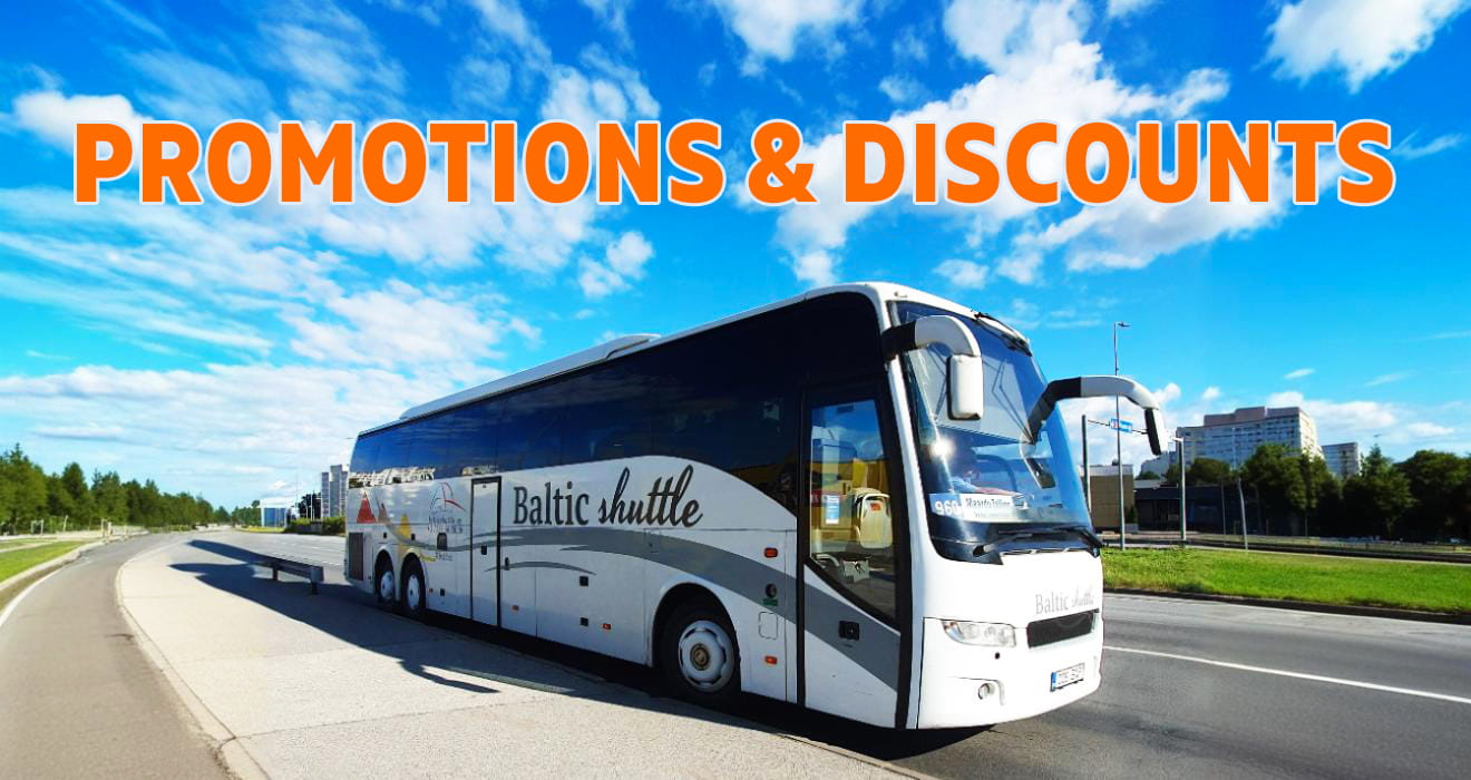 promotions and discounts for Baltic Shuttle tickets